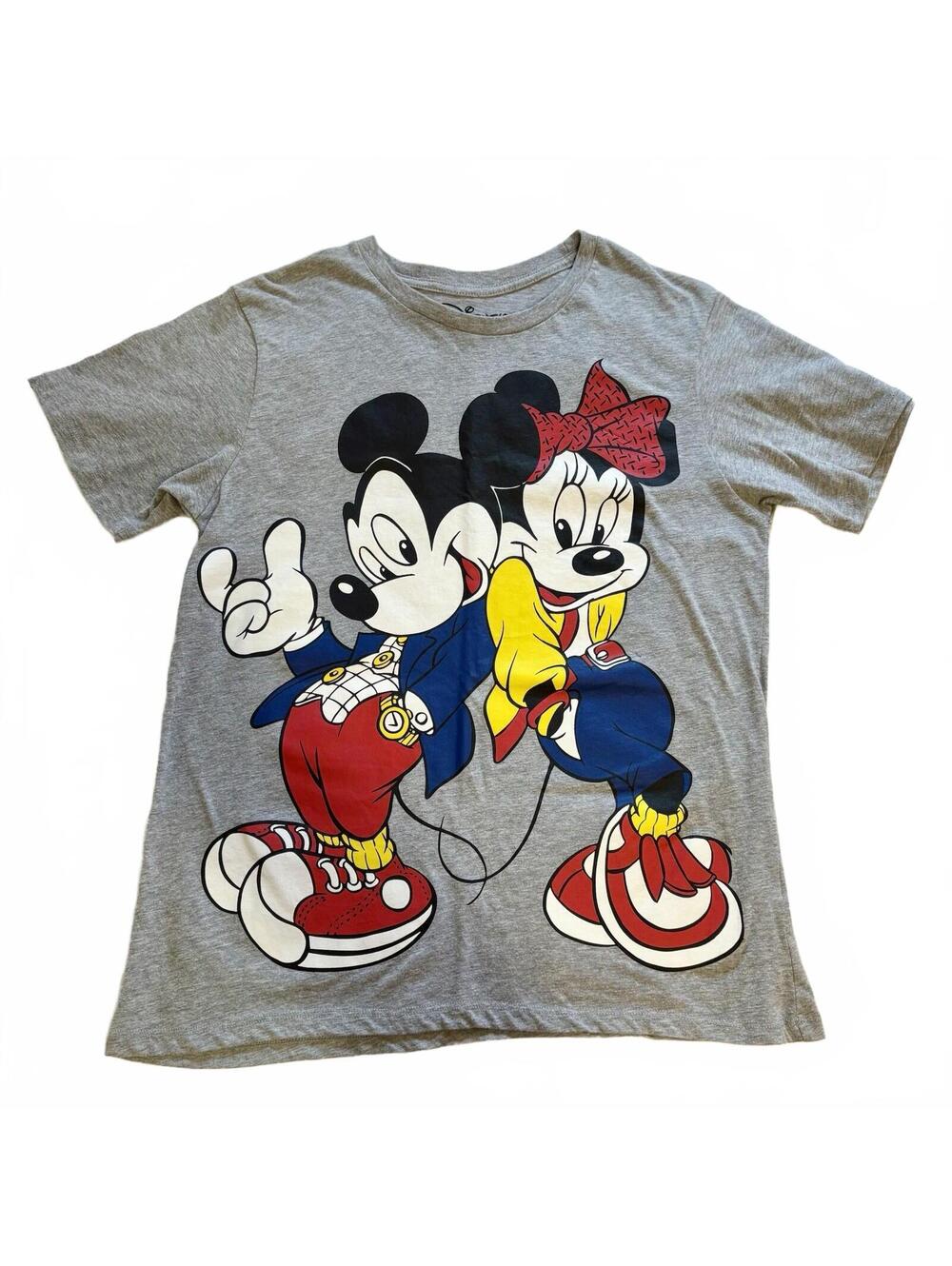 Mickey Minnie Mouse T Shirt Disney Hip Hop Double Sided Size Large NWOT